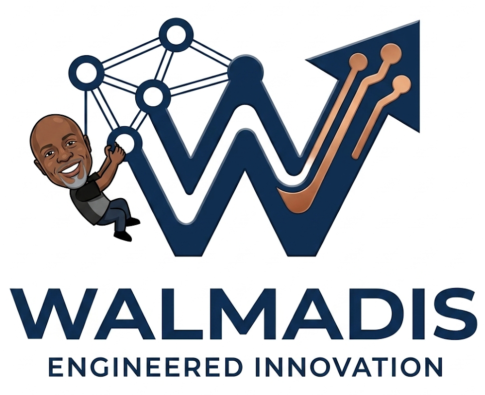 Walmadis founder edition logo featuring Walter hanging from the mark