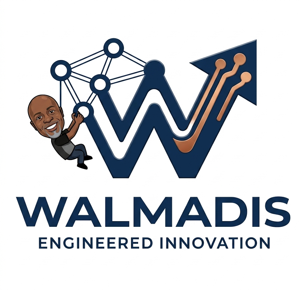 Walmadis founder edition logo featuring Walter hanging from the mark